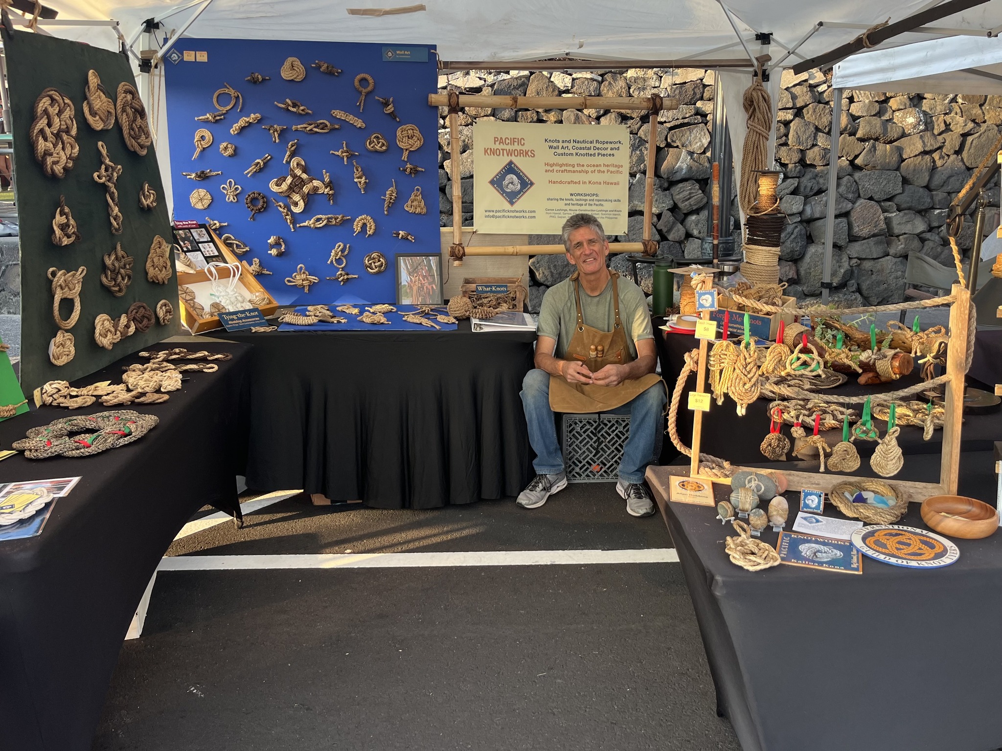 Pacific Knotworks at 2025 Kona Christmas Crafts Fair